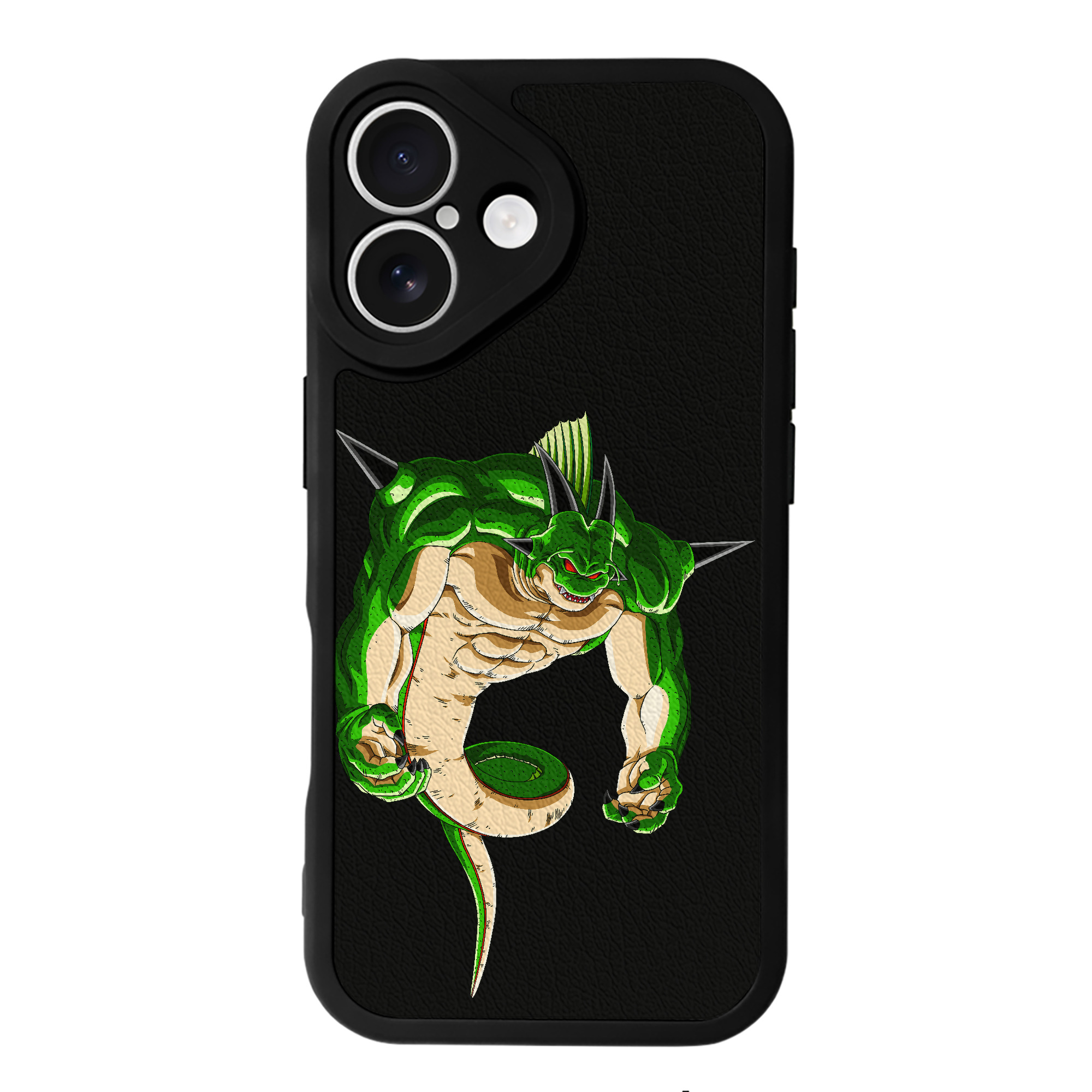 （画像用） ドラゴンボール 神龍 シェンロン DRAGON BALL Shenron 【iPhone 16シリーズ対応】シリコンスマホケース（レザー調） 材質：シリコン